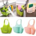 Kitchen Sink Sponge Storage Drain Bag Saddle-Style Dual-Use Debris Drain Basket Rack. 