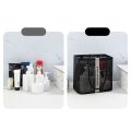 Casual Vacation Beach Bag Mesh Toiletry Bag Cosmetic Bag Double Layer Clothes Storage Bag Handbag Wash Bag Hanging Shower Organizer Vacation.