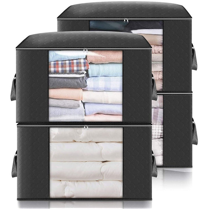 Storage%20Organize%20Moisture-Proof%20Dustproof%20Storages%20Non-Woven%20Quilt%20Large%20Capacity%20Organizes%20Mobile%20Clothes%20Bed%20Bottom%20Bag%20-%20Image%204