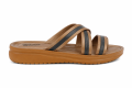 WALKAROO LADIES GOLD COLOR CASUAL AND COMFORTABLE SANDAL -WBL7308. 