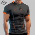 Men Gym Sports T-shirt Shirts Slim fit T Shirt Men Quick Dry Running Shirt Men Workout Tees Fitness Tops Oversized T-shirt.