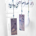 Japanese Wind Bell Japan Wind Chimes Handmade Glass Furin Home Decors Spa Kitchen Office Decor Sakura Cherry Blossom Pattern. 