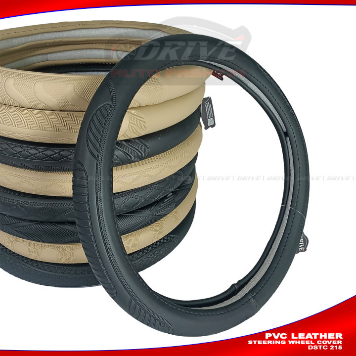 PVC%20Leather%20Steering%20Wheel%20Cover%20-%20Black%20AND%20BEIGE%20DSTC%20215%20-%20Image%204