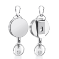 2 Pack 29.5Inch Retractable Badge Holders for Nurse Badge Reel Retractable ID Holders.
