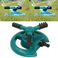 Garden Sprinklers Water Rotary Three Arm Water Sprinkler 360 Degree Automatic Rotating Water Sprinkler System Good effect and easy to use. 