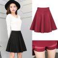 Shorts Skirts Womens Summer Fashion School Korean Style Red Black Mini Aesthetic Pleated High Waist Skirt Female. 