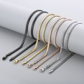 Fashionable Rounded Snake Chain Necklace for Men. 