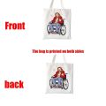 Korean Fashion Design Canvas Tote Bag for Women Cartoon Fruits Series Big Handbag Shopper Men Foldable Side Bags 2023 New in.