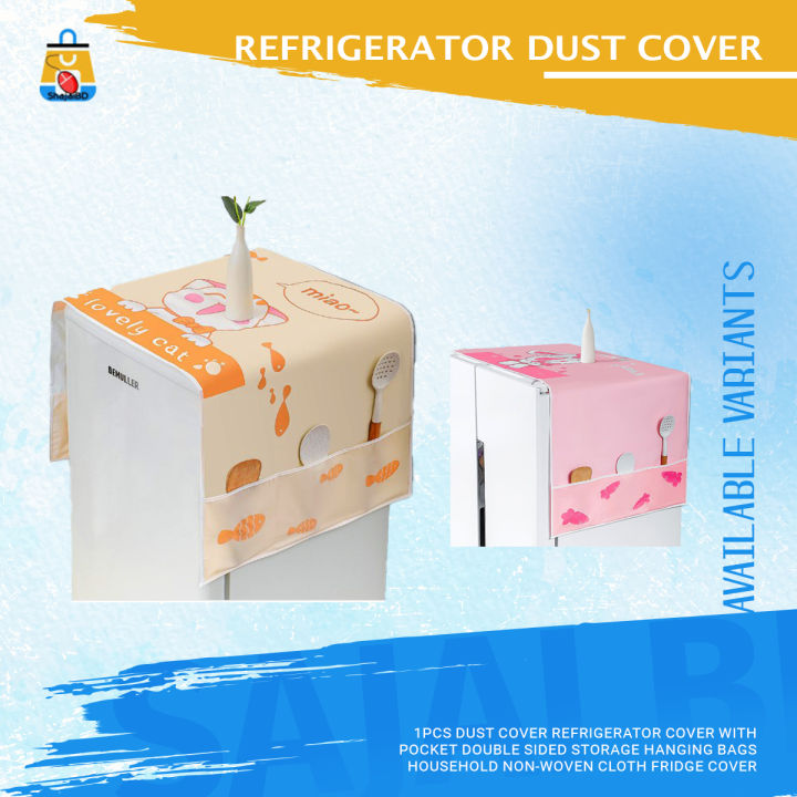 1PCS%20Dust%20Cover%20Refrigerator%20Cover%20with%20Pocket%20Double%20Sided%20Storage%20Hanging%20Bags%20Household%20Non-Woven%20Cloth%20Fridge%20Cover%20-%20Image%205
