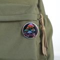 44mm Cartoon Funny Animal round RED SEAL Pin Button Cute Mushroom Bee Cat Brooch Badge Lapel Pin Clothing Ornament Gift. 