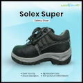 Solex Super Safety Shoe Best quality for Construction & Industrial Work, Steel inside Sole, Bikers,  & Steel Alloy cap in Toe for Heavy Safety & Slip Resistant Sole. 