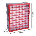 Parts Hardware Storage Box Cabinet with 60 Drawer Desktop or Wall Mount Nuts Bolts Container for. 