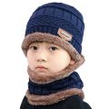 UGLY BLUE COLOUR WINTER HAT &NECK WARMER FOR MEN ..
