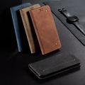 Luxury Retro Slim Leather Flip Cover For Oppo Reno7 4G / Oppo F21 Pro 4G Case Wallet Card Stand Magnetic Book Cover. 