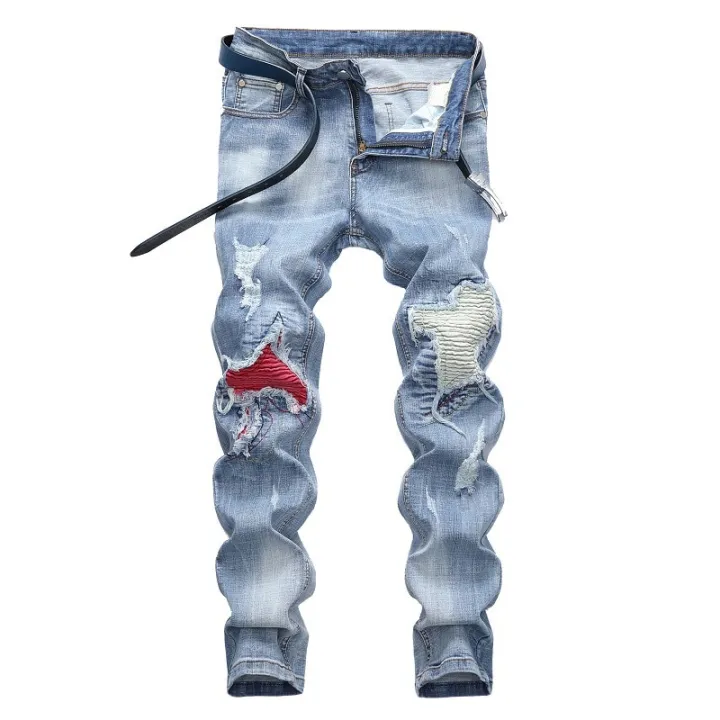 2022%20High%20Quality%20Men%20Casual%20Jeans%20Coated%20Slim%20Straight%20Pleated%20Biker%20Jeans%20Pants%20Male%20Denim%20Casual%20Pants%20Plus%20Size%2042%20-%20Image%207