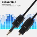 2M Mini 3.5mm Plug Optical Audio Cable SPDIF Optical Fiber Line. 