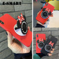 Phone Case Vivo Y20S Back Cover Cute Cartoon Camera Stand Holder Silicone Soft Cases for Vivo Y20S Makeup Mirror Phone Cover Case.