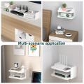 Setup Box Stand/WiFi Router Stand Wall Mount for Home Wall Shelf for Holding Speakers WiFi Router Game Console Remote Streaming Device. 