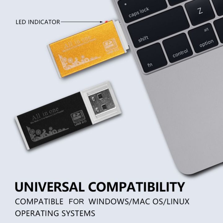 USB%202.0%204%20in%201%20Multi%20Memory%20Card%20Reader%20for%20SD/SDHC/Mini%20SD/MMC/TF%20Card/MS/SD%20Ultra/RS-MMC/HS-MMC/MS%20Pro%20Laptop%20Accessories%20-%20Image%205