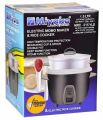 Miyako 1.5 Liter Rice Cooker Plus Momo Maker MRC-515 YLD DOUBLE POT. 