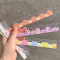 1/3Pcs 15Cm Cute Cartoon Pattern Straight Ruler Kawaii Stationery Funny Drawing Gift Office School Measuring Drawing. 