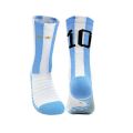Football Yellow Number 10# 7# Blue Adult Football Socks Men's Sports Short Socks Outdoor Running Fast-drying Breathable Non-Slip. 