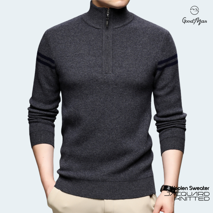 GoodMan%20Premium%20Quality%20Dark%20Gray%20Color%20High%20Neck%20Full%20Sleeve%20Zipper%20Sweater%20for%20Men.%20-%20Image%204