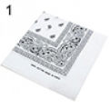 (New)Lady Men quare Bandana Hiphop Head Wrap Headband carf Writband 55 x 55cm.