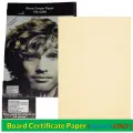 White Gold Board quality certificate Paper 160gsm A4 - 20 PCS Made in ITALY. 