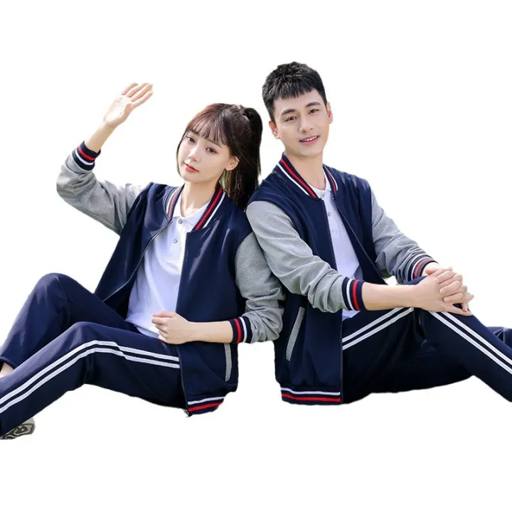 Spring%20and%20Autumn%20New%20School%20Uniform%20Set%20for%20Primary%20and%20Secondary%20School%20Students,%20College%20Style%20High%20School%20Student%20Class%20Uniform,%20Sports%20Day,%20Group%20Casual%20Sportswear%20-%20Image%205