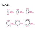100-200Pcs 4mm 5mm 6mm 7mm 8mm 10mm Stainless Steel Split Rings Open Jump Rings Connectors For Jewelry Making. 