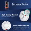 Independent Smoke Detector with Light Flashing Smoke Alarm Fire Sensitive Home Security Fire Alarm Sensor. 