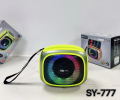 SY-777 Bluetooth, USB, TF Card & FM Radio Supported Hi-Fi Sound Deep Bass Speaker - Multicolor.