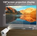 Android Smart Projector HY300 4K Home Theatre WiFi Bluetooth portable Projector. 