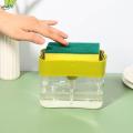 Soap Dispenser and Sponge Holder Soap Liquid Pump Dispenser for Home Kitchen. 
