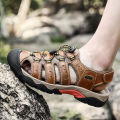 Outdoor Men Hiking Sandals Summer Shoes For Men Beach Male Shoes Anti-Slip Trekking Sandals Lightweigt Size 38-48 BunnyGarden. 