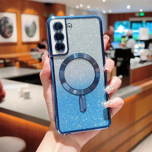 For%20Samsung%20Galaxy%20S24%20S23%20S22%20S21%20S20%20Plus%20Note%2020%20Ultra%20S20FE%20S21FE%20S23FE%20Glitter%20Magnetic%20Case%20Magsafe%20Soft%20Bling%20Lady%20Cover%20-%20Image%207