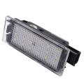 4Pcs Car LED Number License Plate Light for Renault Megane 2 Clio Laguna 2 Megane 3 Twingo Master Vel Satis. 