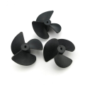 Profession 3-blades Propellers with 2mm Shaft Hole Durable Nylon Paddle for Boat Fan Shape Plastic Paddle. 