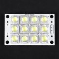 5X DC 3V 5V 12 LED Super Bright White Piranha LED Circuit Board LED Lights Light Yacht.