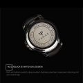【3C VictoryEagle】Men's Big Dial Leather Strap Waterproof Quartz Watch. 