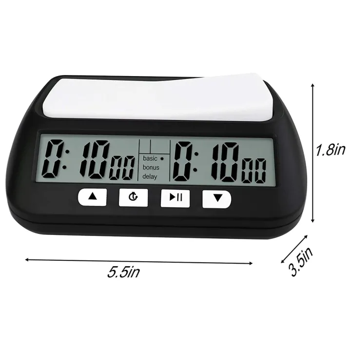 Chess%20Clock,%20Digital%20Chess%20Timer%20&%20Game%20Timer,%203-In-1%20Multipurpose%20Portable%20Professional%20Clock%20Black%20-%20Image%203
