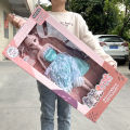 80cm Barbie Doll Girl Princess Dress Up Wink Eyes With Light Music Joint Doll Toy. 