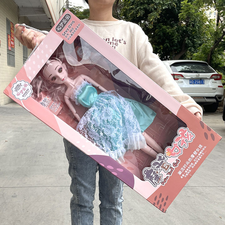 80cm%20Barbie%20Doll%20Girl%20Princess%20Dress%20Up%20Wink%20Eyes%20With%20Light%20Music%20Joint%20Doll%20Toy%20-%20Image%203