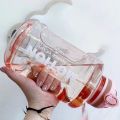 50Oz/1.5L 85Oz/2.5L Gallon Bottle Plastic Jug Growler Straw Lid Bpa-Free Time Marker Outdoor Sports Gym Water Bottles. 