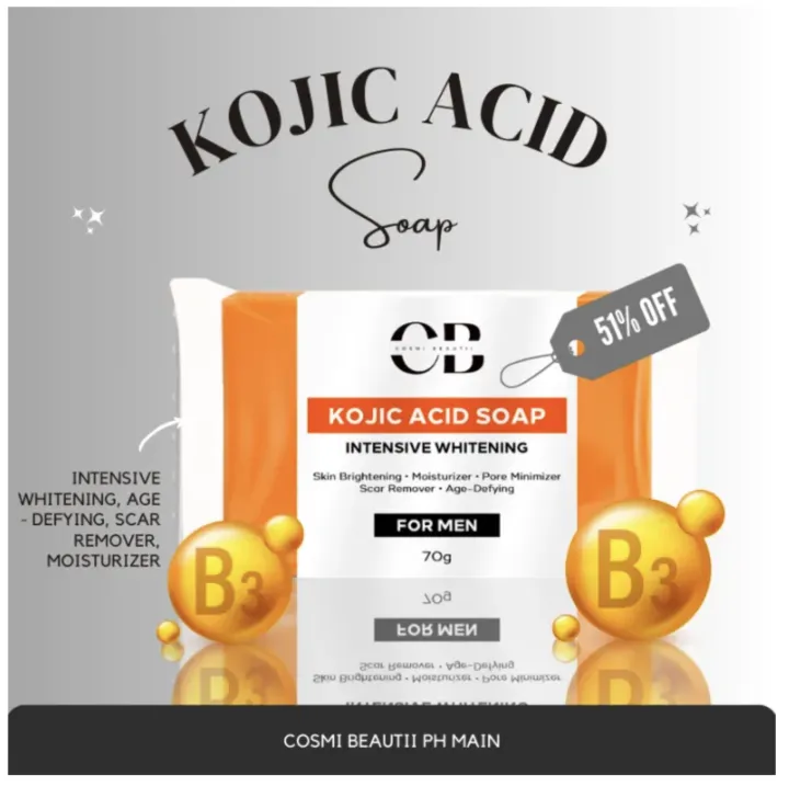Cosmi%20Beauty%20Kojic%20Acid%20Soap70g%20CB%20Intensive%20Whitening,%20Brightening,%20Age%20-%20Defying,%20Moisturizer%20soap%20for%20Men%20&%20Women%20-%20Image%206