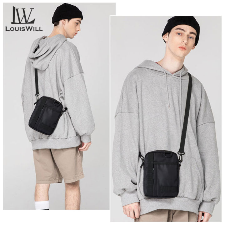 LouisWill%20Men's%20Small%20Bag%20Oxford%20Cloth%20Bag%20Scratch%20Resistant%20Bag%20Lightweight%20Mini%20Hanging%20Bag%20/%20Shoulder%20Bag%20Extra%20Small%20Single%20Shoulder%20Mini%20Small%20Hanging%20Bag%C2%A0Small%20Backpack%20Multi%20Compartments%20Bag%20-%20Image%208