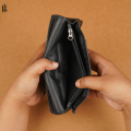 Urbaland Jarvi single mobile pocket Original Leather Long Wallet – Jarvi Long Wallet - Black.