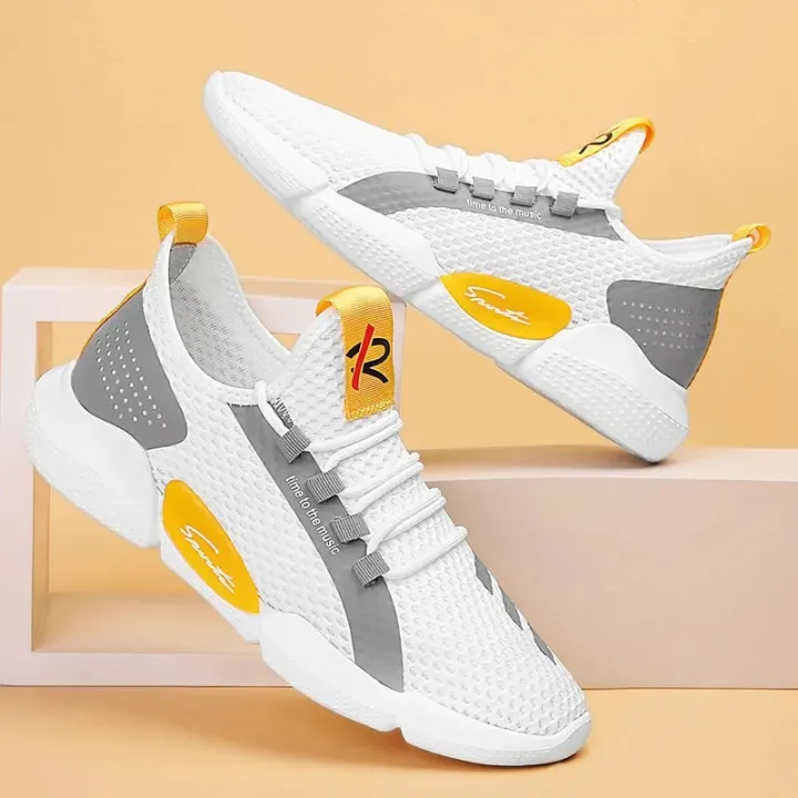 Sneakers%20For%20Men%202023%20Trendy%20Casual%20Shoes%20Comfortable%20Breathable%20Lace-Up%20Ash%20Sneakers%20White%20-%20Stay%20Stylish%20And%20Comfortable%20With%20These%20Trendy%20Sneakers%20For%20Men%20-%20Image%202