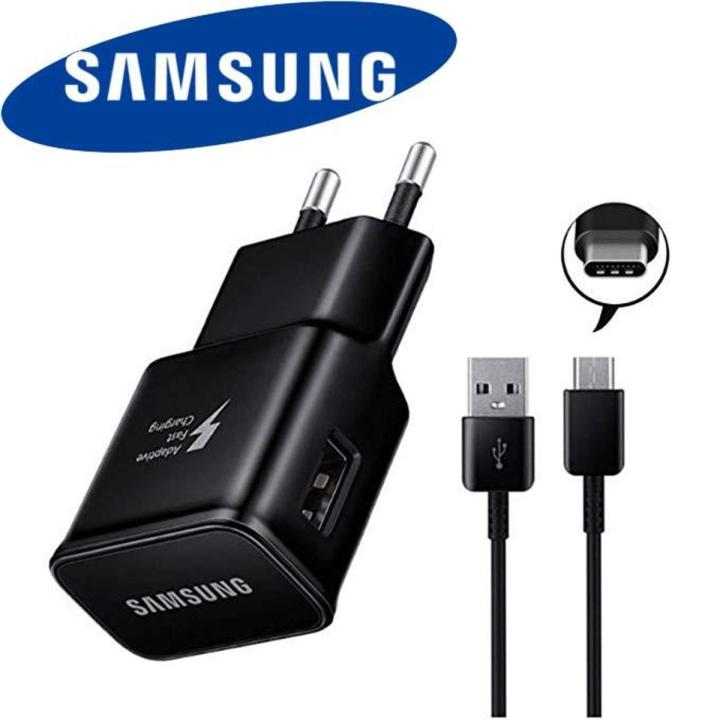 Fast Charger For Samsung Galaxy S10 Plus Adaptive Fast Charger Usb-C  Cable Supported Any Mobile (Type-C) Fast Charger
